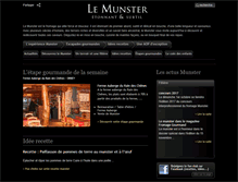 Tablet Screenshot of fromage-munster.com